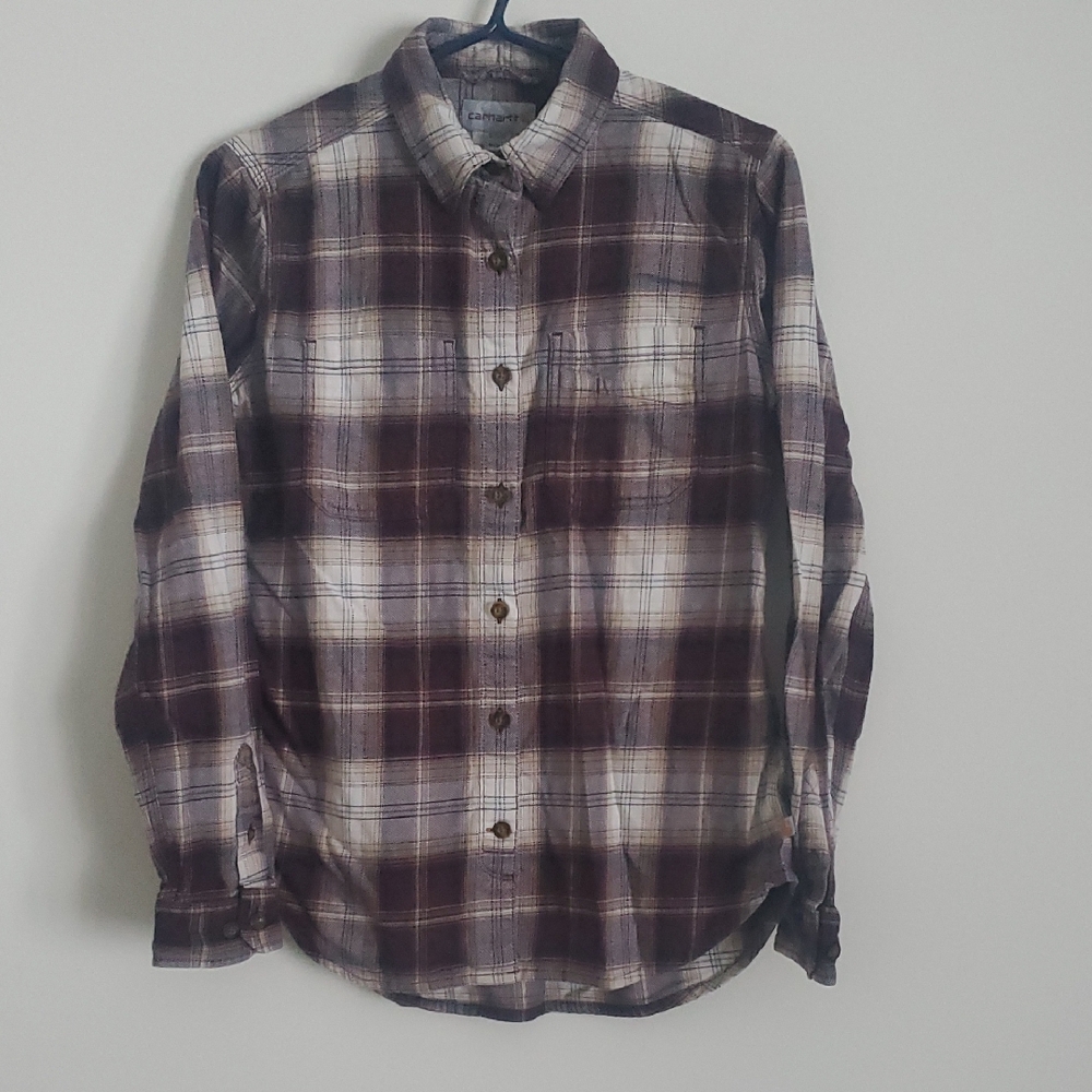 Carhartt  Plaid Flannel Button Up
